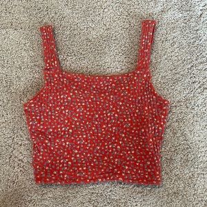american eagle cropped tank top